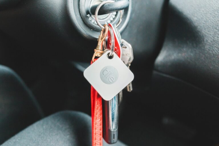 A set of keys on a keychain, the kind of everyday item Samsung's Galaxy SmartTag3 tracker is built to find