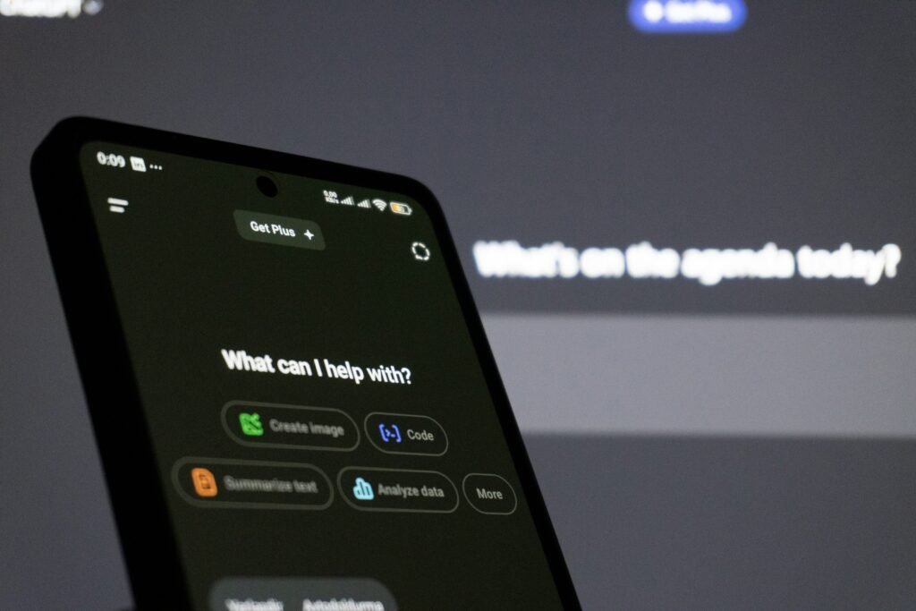 A smartphone showing an AI assistant interface, illustrating Gemini's new connected apps