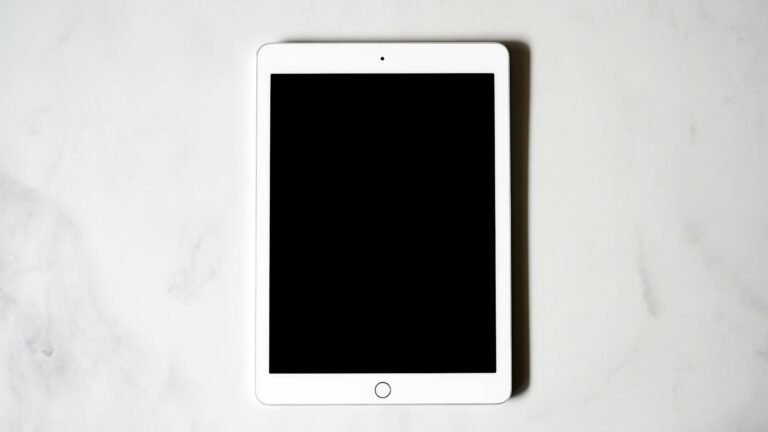 Black tablet lying on a table, representing the shrinking midrange Android tablet market after the Pixel Tablet's exit