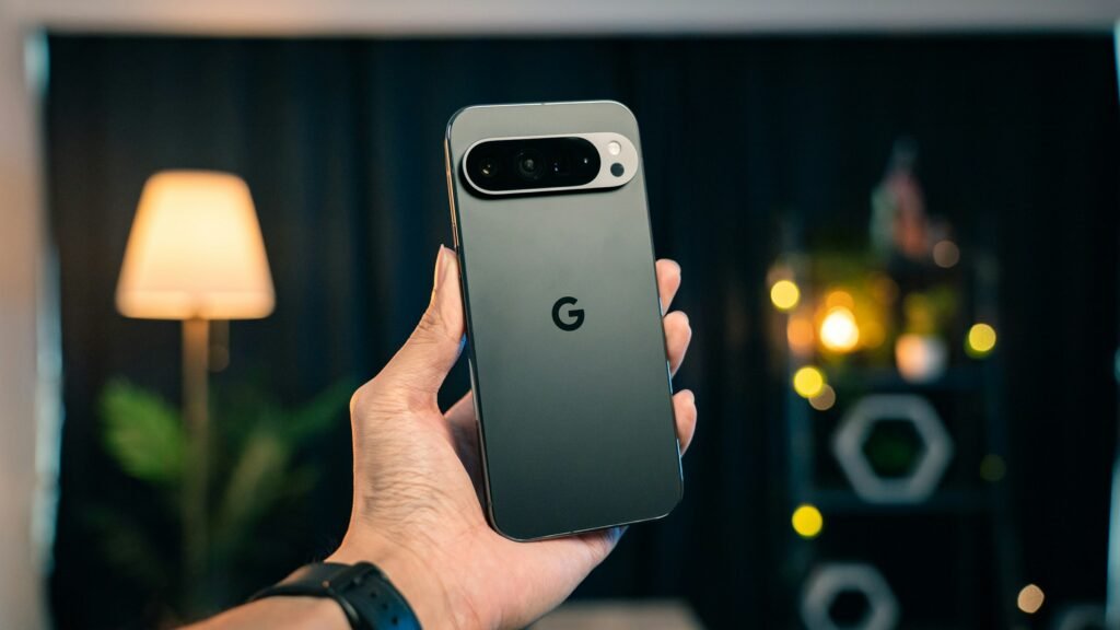 A Google Pixel 9 Pro XL, one of the phones now sold certified refurbished on the Google Store