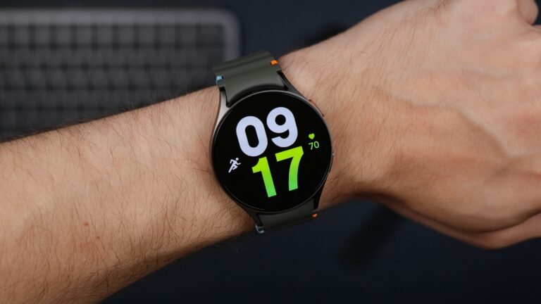 Samsung Galaxy Watch on a wrist, the watch family getting the One UI 9 Watch beta